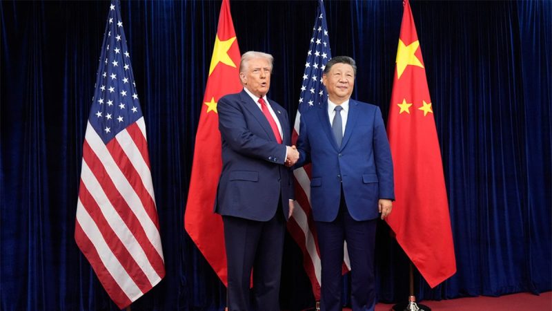 U.S. President Donald Trump on Thursday met face-to-face with Chinese leader Xi Jinping in Busan, South Korea – just hours after Trump hinted online at potential shifts in U.S. defense and trade policy. 
The meeting marked the final stop of Trump’s Asia trip, which also included stops in Malaysia and Japan, and focused on cooling the economic standoff between Washington and Beijing. 
Since returning to the White House in January, Trump has levied major tariffs on Chinese imports – a move that prompted Beijing to tighten its control over exports of rare earth elements. Both leaders signaled interest in reducing tensions to avoid further shocks to the global economy. 
Ahead of Thursday’s summit, U.S. and Chinese aides signaled the discussion would center on tariffs, advanced technology exports, and supply chain competition – key sticking points that have long defined the relationship between the two powers. Trump told reporters he believed the two sides could reach common ground. 
After the talks, Trump said he and Xi had ‘an amazing meeting’ and that both sides had reached ‘an outstanding group of decisions’ on key economic and security issues. The president said Xi agreed to begin immediate purchases of U.S. soybeans and other farm goods and that China would work ‘very hard’ to block fentanyl from entering the U.S.
Trump said he would cut the tariff rate on Chinese imports from 20% to 10% in response to Xi’s promise to crack down on the flow of fentanyl.
‘I believe he’s going to work very hard to stop the death that’s coming in,’ Trump said.
The two sides also reached an understanding on rare earth exports, as China agreed to pause planned export controls for a year, Trump said. A senior administration official later clarified that both leaders agreed to revisit the agreement next year, and that the arrangement could be extended at that time.
The U.S. president also said he spoke to Xi about chip technology. He said China would be in discussions with Nvidia about additional semiconductor purchases but that the company’s newest generation of advanced processors were not part of the conversation.
The president described the outcome of the deal as a one-year framework agreement aimed at being renewed annually.
‘We have a deal,’ Trump said. ‘Every year we’ll renegotiate the deal, but I think it’ll go on for a long time.’
Trump also said the administration announced plans for reciprocal visits, with the U.S. president traveling to China in April and Xi visiting the U.S. later this year.
The meeting, which lasted roughly an hour and forty minutes, concluded with a brief photo opportunity before the two leaders went their separate ways. Afterward, neither side released details about what was discussed. Trump departed Busan without taking questions, waving to the press pool as he climbed the steps to Air Force One. 
As cameras clicked, Trump leaned toward Xi and appeared to speak quietly before shaking hands and boarding the plane. 
Trump and Xi spoke briefly to the press before heading into a closed-door session for less than two hours with senior aides.
‘It’s an honor to be with a friend of mine,’ Trump said of Xi, adding that while some issues remain unresolved, ‘I think we’ve already agreed to a lot of things.’
Xi said in his opening remarks that ‘it feels very warm seeing you again because it’s been many years.’ 
The Chinese leader acknowledged that occasional friction between major powers is natural, adding that the U.S. and China ‘can still find ways to thrive side by side.’ 
Earlier aboard Air Force One en route to South Korea, Trump suggested he may reduce tariffs imposed on China due to Beijing’s cooperation in curbing fentanyl exports.
‘I expect to be lowering that because I believe that they’re going to help us with the fentanyl situation,’ Trump said, adding, ‘The relationship with China is very good.’
<i>The Associated Press contributed to this report.</i>
This post appeared first on FOX NEWS
